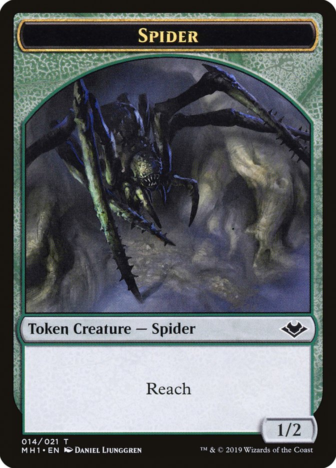 Spider Token [Modern Horizons Tokens] | Gamer Loot