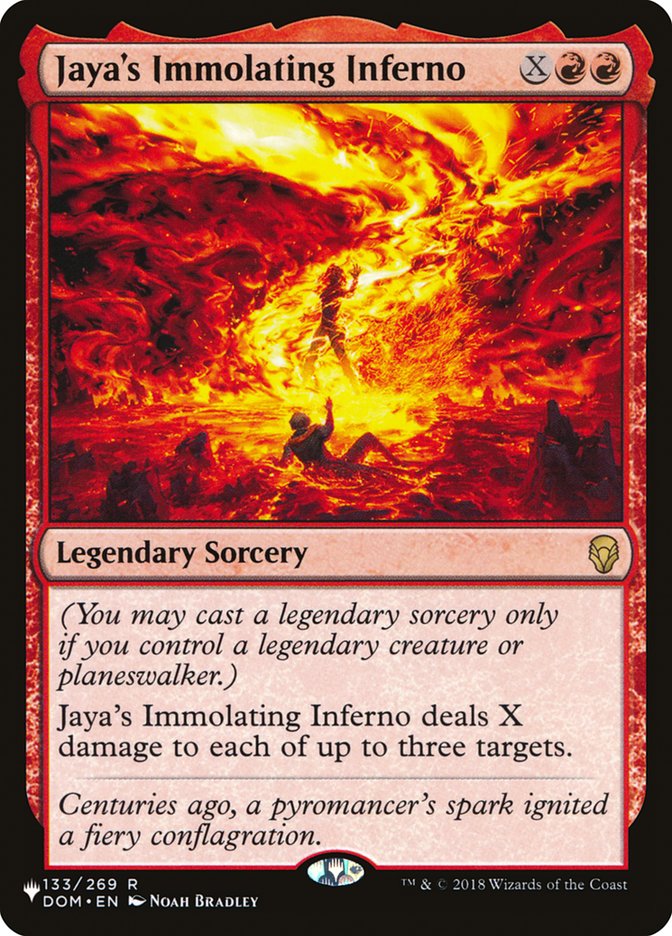 Jaya's Immolating Inferno [The List] | Gamer Loot