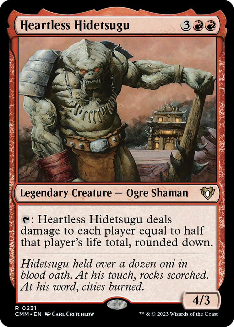 Heartless Hidetsugu [Commander Masters] | Gamer Loot