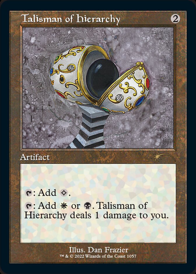 Talisman of Hierarchy (Foil Etched) [Secret Lair Drop Series] | Gamer Loot