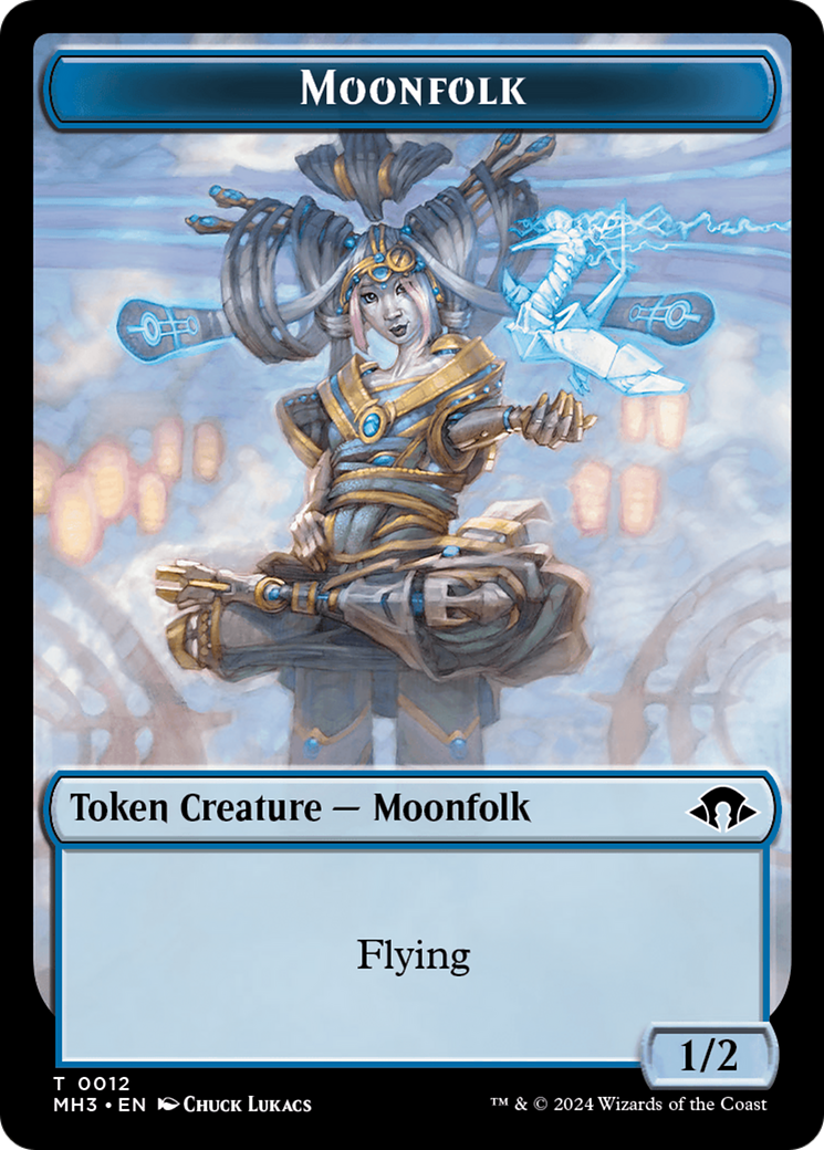 Moonfolk Token [Modern Horizons 3 Tokens] | Gamer Loot