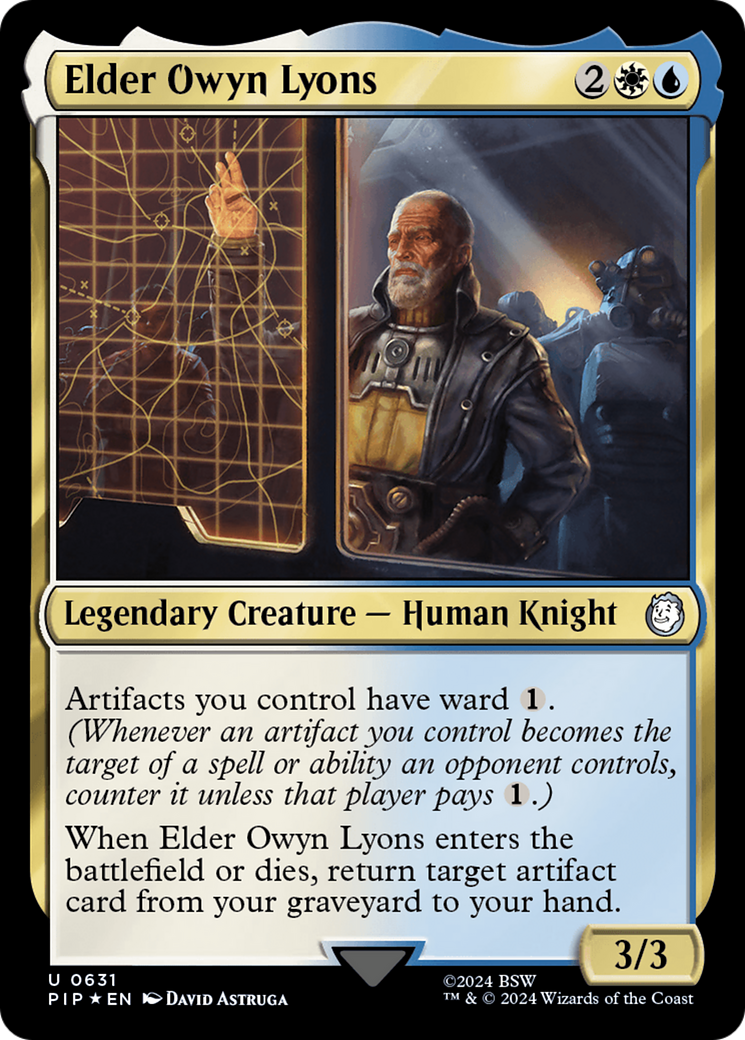 Elder Owyn Lyons (Surge Foil) [Fallout] | Gamer Loot