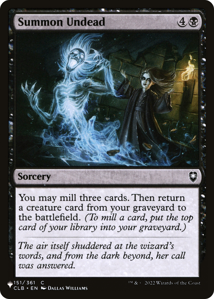 Summon Undead [The List] | Gamer Loot