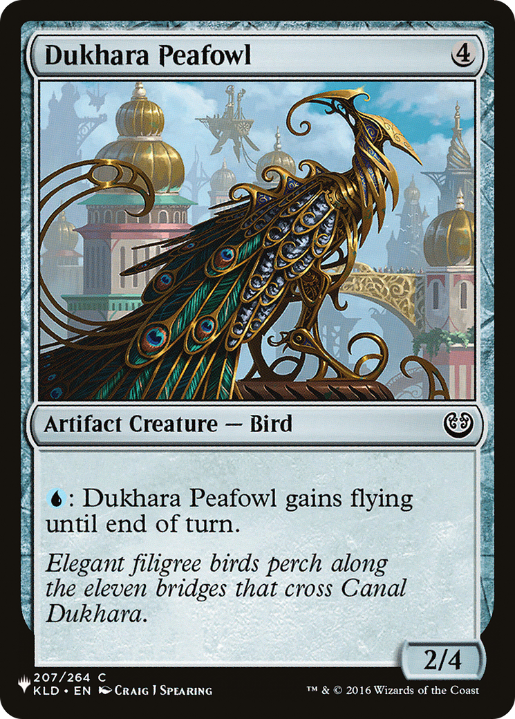 Dukhara Peafowl [The List Reprints] | Gamer Loot