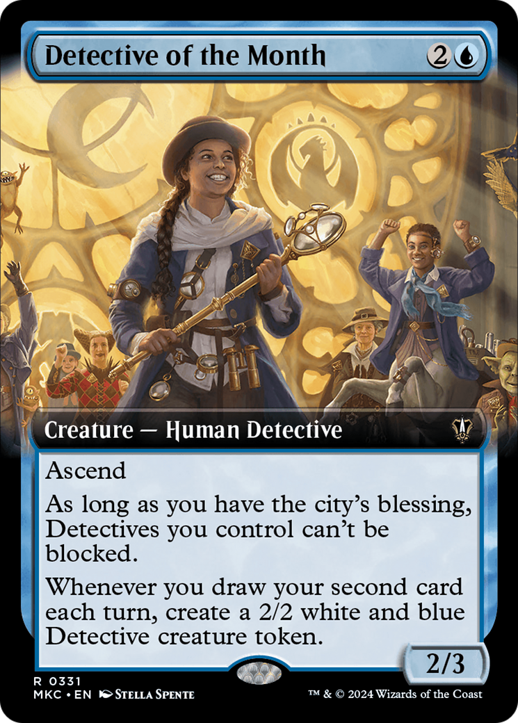 Detective of the Month (Extended Art) [Murders at Karlov Manor Commander] | Gamer Loot