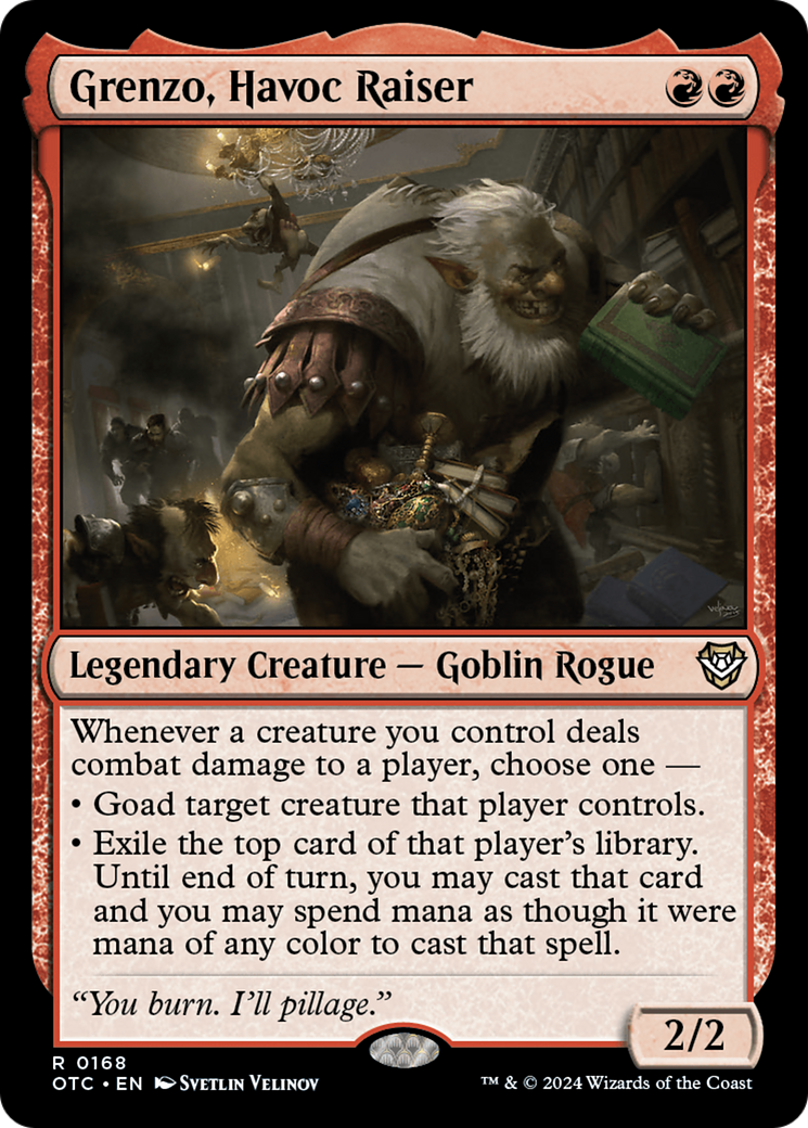Grenzo, Havoc Raiser [Outlaws of Thunder Junction Commander] | Gamer Loot