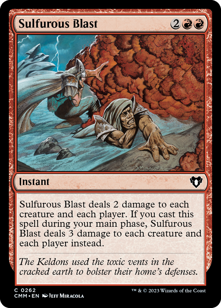 Sulfurous Blast [Commander Masters] | Gamer Loot