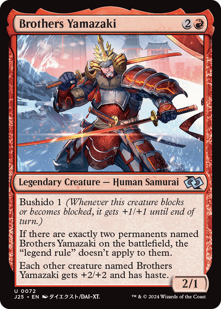 Brothers Yamazaki (72 Swords) (Anime) [Foundations Jumpstart] | Gamer Loot