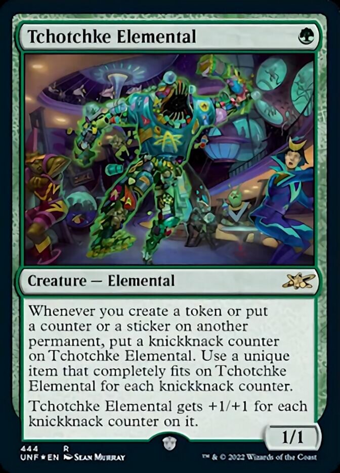 Tchotchke Elemental (Galaxy Foil) [Unfinity] | Gamer Loot