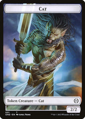 Phyrexian Goblin // Cat Double-Sided Token [Phyrexia: All Will Be One Tokens] | Gamer Loot