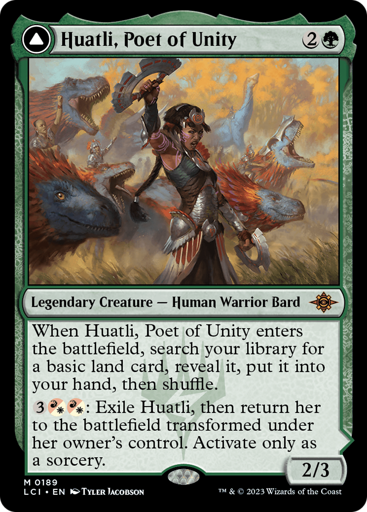 Huatli, Poet of Unity // Roar of the Fifth People [The Lost Caverns of Ixalan] | Gamer Loot