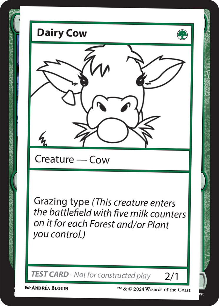 Dairy Cow [Mystery Booster 2 Playtest Cards] | Gamer Loot