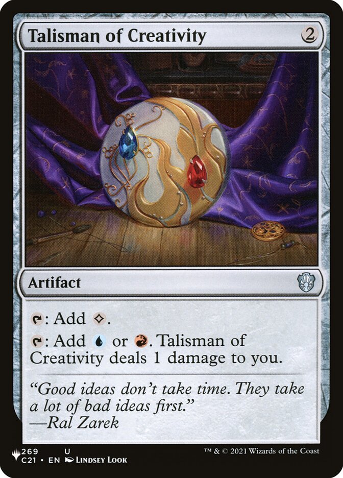 Talisman of Creativity [Secret Lair: Heads I Win, Tails You Lose] | Gamer Loot