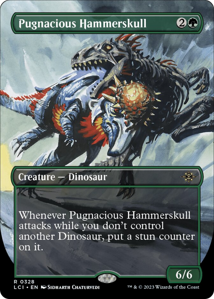 Pugnacious Hammerskull (Borderless) [The Lost Caverns of Ixalan] | Gamer Loot