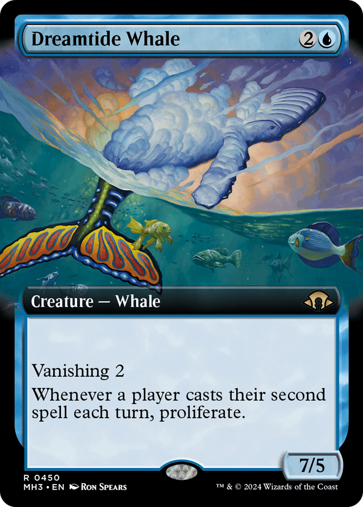 Dreamtide Whale (Extended Art) [Modern Horizons 3] | Gamer Loot