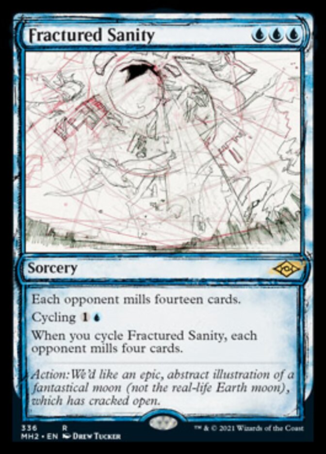 Fractured Sanity (Sketch) [Modern Horizons 2] | Gamer Loot