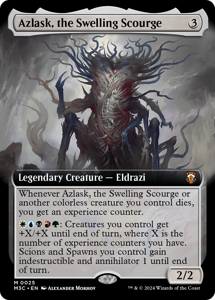 Azlask, the Swelling Scourge (Extended Art) [Modern Horizons 3 Commander] | Gamer Loot