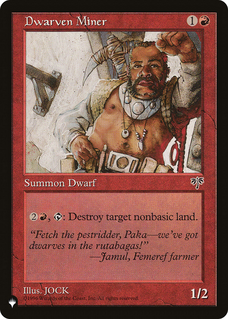 Dwarven Miner [The List] | Gamer Loot