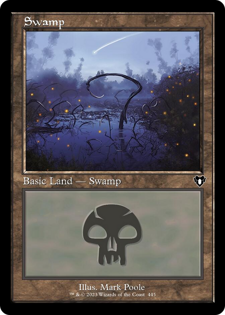 Swamp (445) (Retro) [Commander Masters] | Gamer Loot