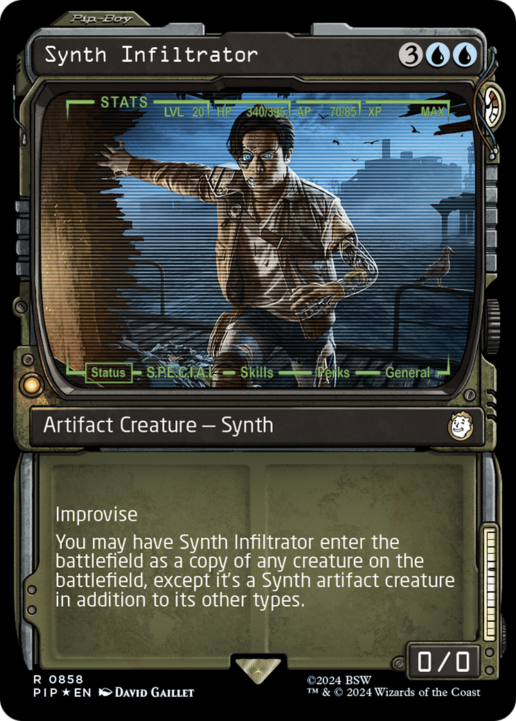 Synth Infiltrator (Showcase) (Surge Foil) [Fallout] | Gamer Loot