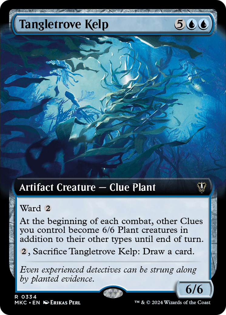 Tangletrove Kelp (Extended Art) [Murders at Karlov Manor Commander] | Gamer Loot
