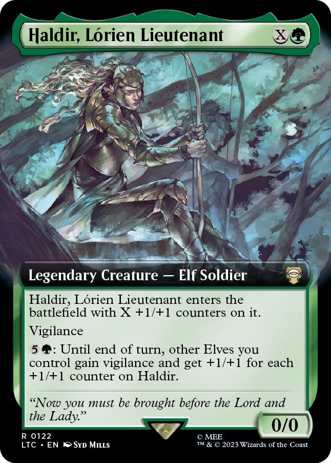 Haldir, Lorien Lieutenant (Extended Art) [The Lord of the Rings: Tales of Middle-Earth Commander] | Gamer Loot