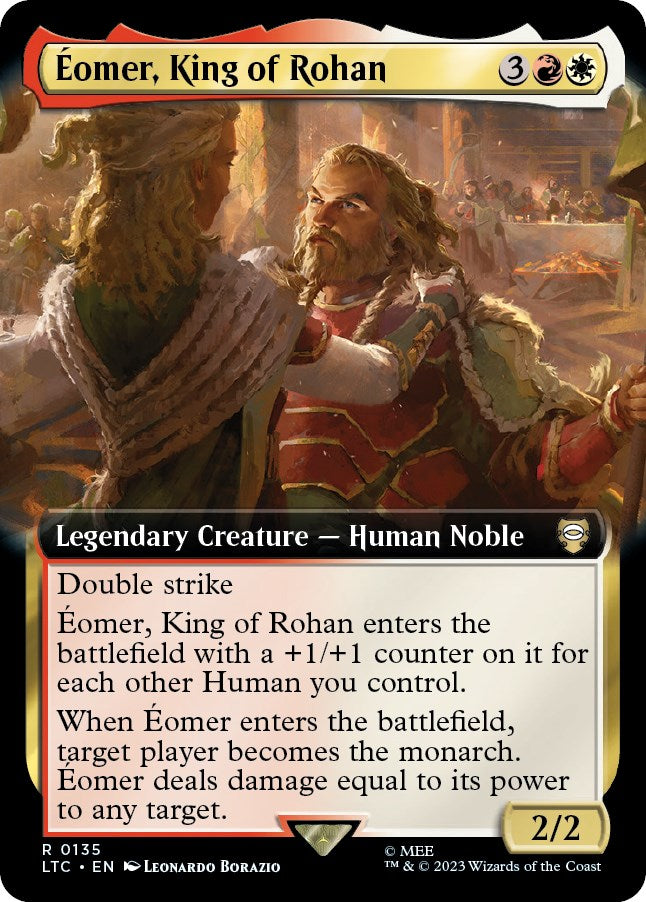 Eomer, King of Rohan (Extended Art) [The Lord of the Rings: Tales of Middle-Earth Commander] | Gamer Loot