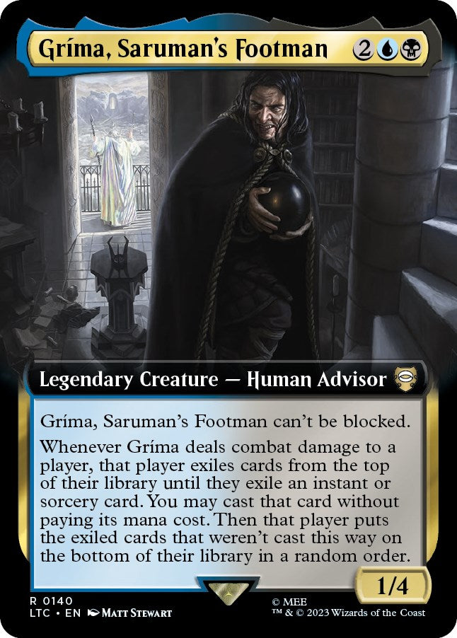 Grima, Saruman's Footman (Extended Art) [The Lord of the Rings: Tales of Middle-Earth Commander] | Gamer Loot