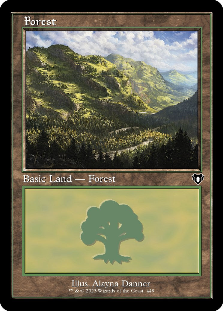 Forest (449) (Retro) [Commander Masters] | Gamer Loot