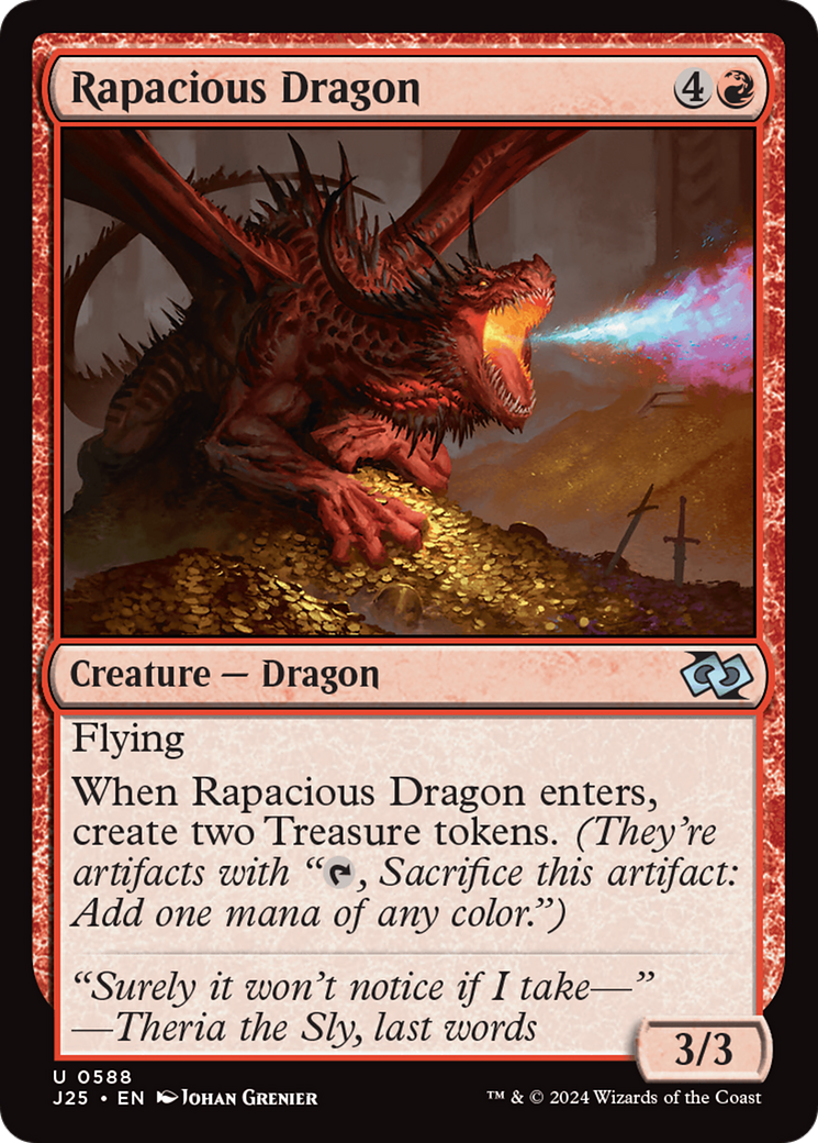 Rapacious Dragon [Foundations Jumpstart] | Gamer Loot