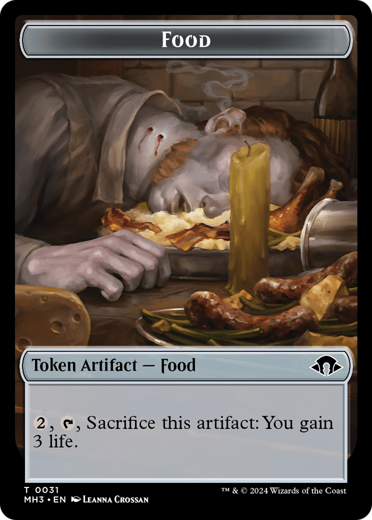 Phyrexian Germ // Food Double-Sided Token [Modern Horizons 3 Tokens] | Gamer Loot