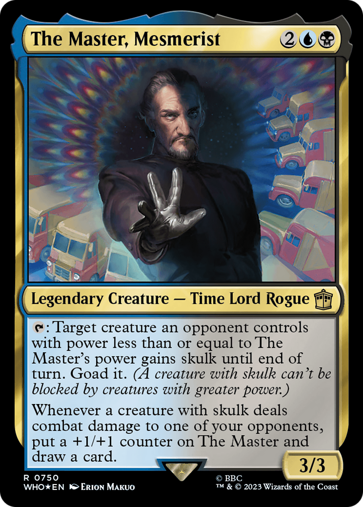 The Master, Mesmerist (Surge Foil) [Doctor Who] | Gamer Loot