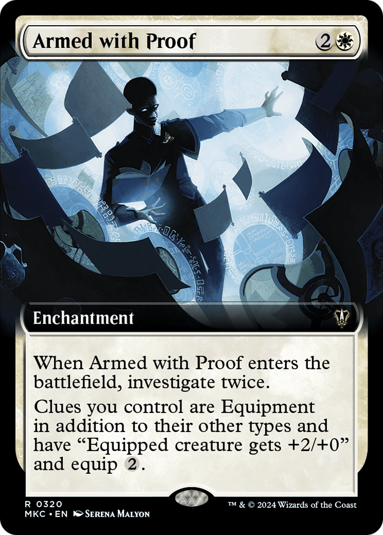 Armed with Proof (Extended Art) [Murders at Karlov Manor Commander] | Gamer Loot