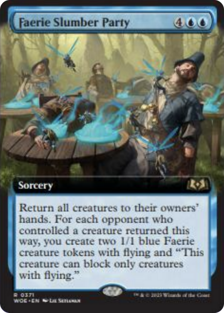 Faerie Slumber Party (Extended Art) [Wilds of Eldraine] | Gamer Loot