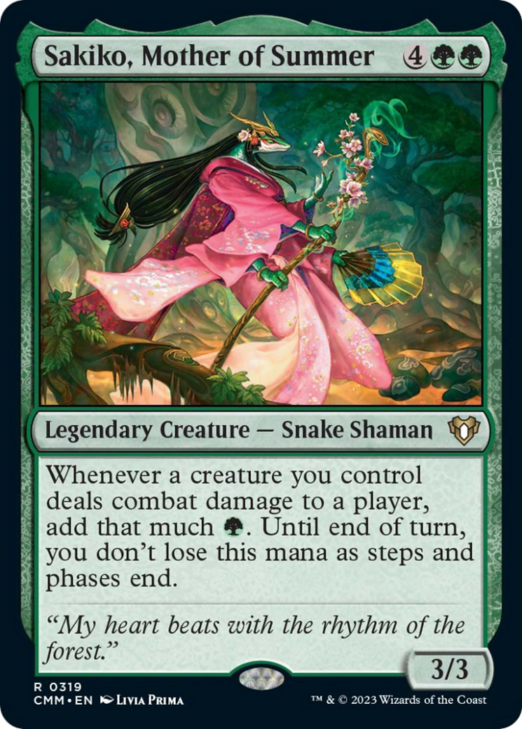 Sakiko, Mother of Summer [Commander Masters] | Gamer Loot