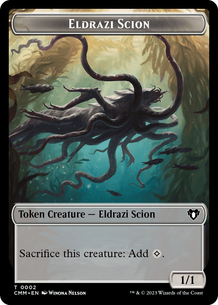 Eldrazi Scion // Phyrexian Beast Double-Sided Token [Commander Masters Tokens] | Gamer Loot