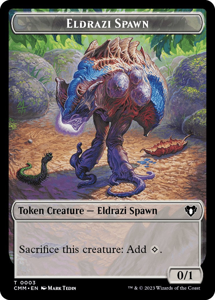 Eldrazi Spawn // Phyrexian Germ Double-Sided Token [Commander Masters Tokens] | Gamer Loot