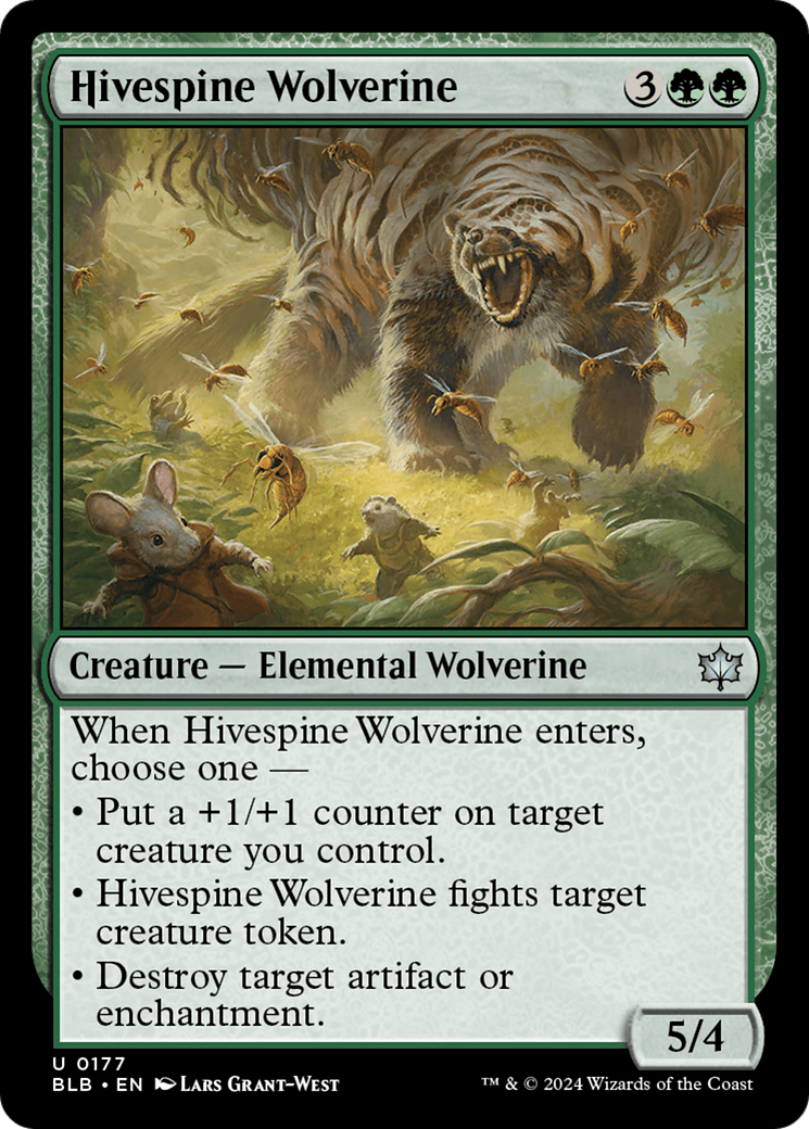 Hivespine Wolverine [Bloomburrow] | Gamer Loot