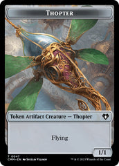 Thopter // Bird Illusion Double-Sided Token [Commander Masters Tokens] | Gamer Loot