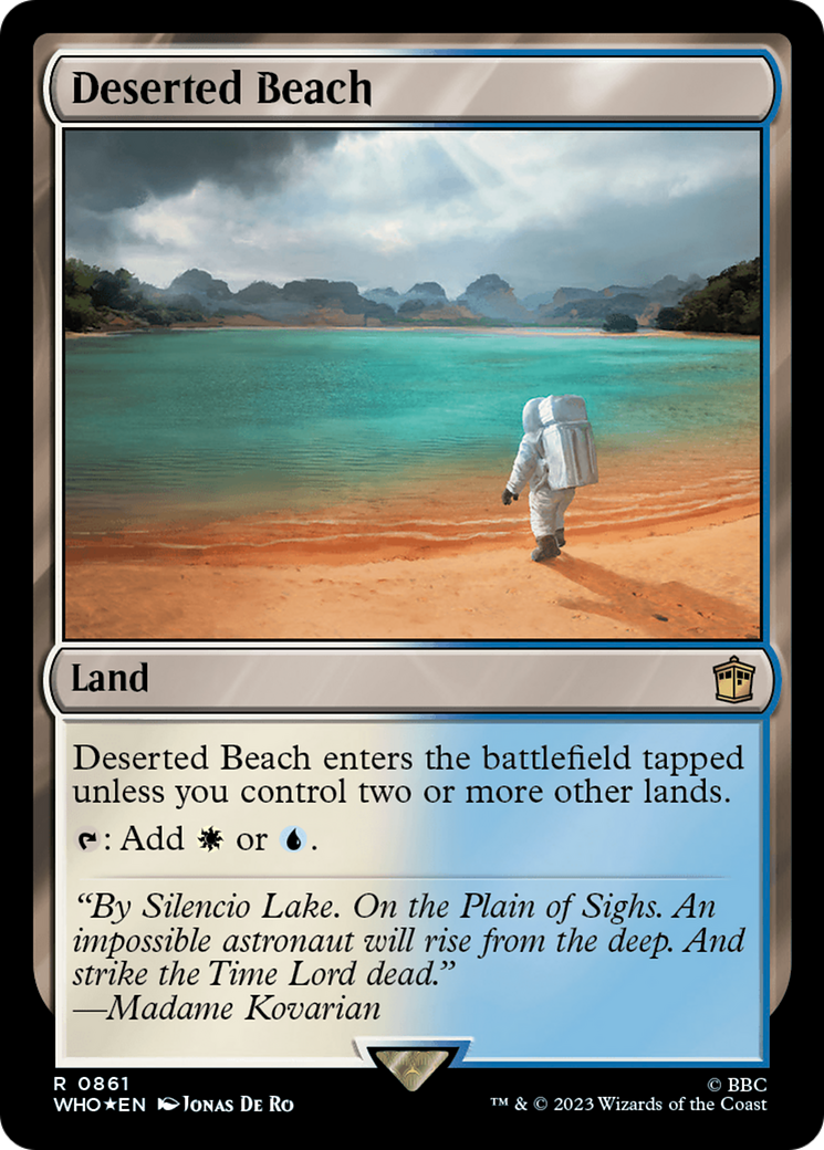 Deserted Beach (Surge Foil) [Doctor Who] | Gamer Loot
