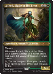 Lathril, Blade of the Elves (Foil Etched) [Media Promos] | Gamer Loot