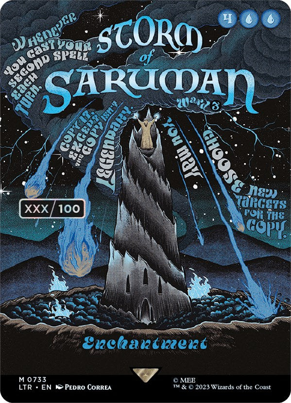 Storm of Saruman (Borderless Poster) (Serialized) [The Lord of the Rings: Tales of Middle-Earth] | Gamer Loot