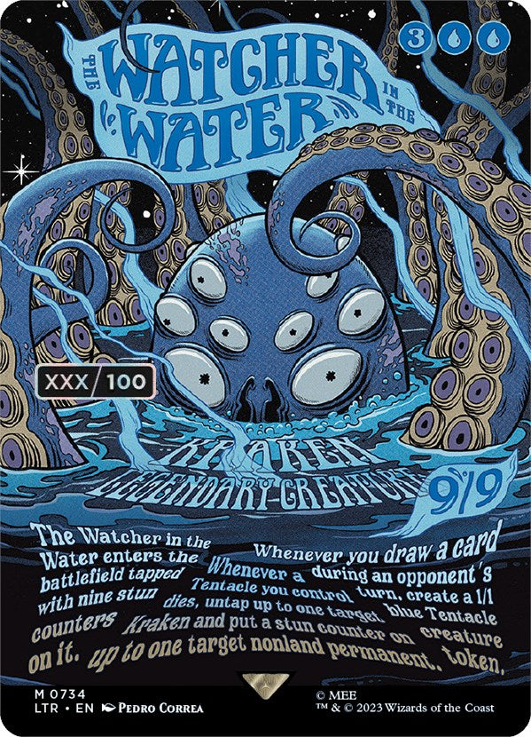 The Watcher in the Water (Borderless Poster) (Serialized) [The Lord of the Rings: Tales of Middle-Earth] | Gamer Loot