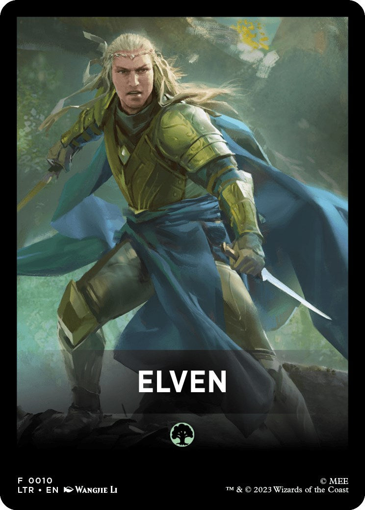 Elven Theme Card [The Lord of the Rings: Tales of Middle-Earth] | Gamer Loot