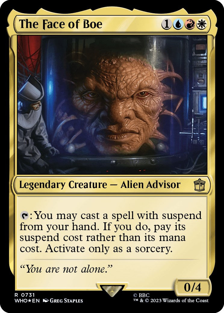 The Face of Boe (Surge Foil) [Doctor Who] | Gamer Loot