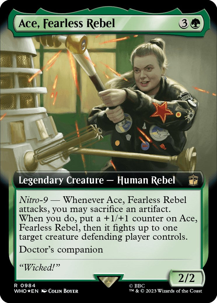 Ace, Fearless Rebel (Extended Art) (Surge Foil) [Doctor Who] | Gamer Loot