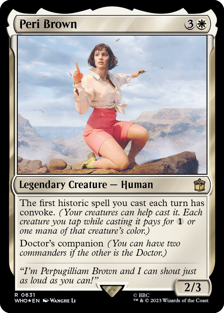 Peri Brown (Surge Foil) [Doctor Who] | Gamer Loot