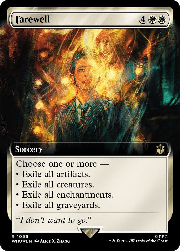 Farewell (Extended Art) (Surge Foil) [Doctor Who] | Gamer Loot