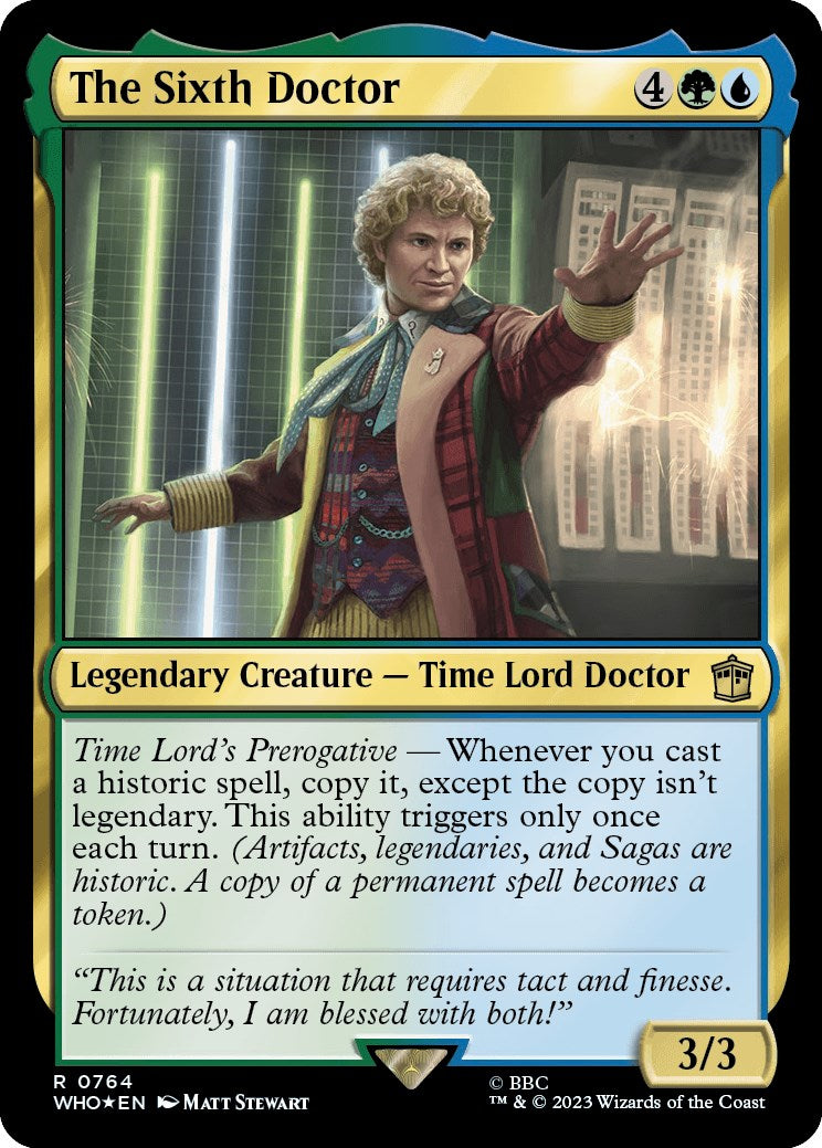 The Sixth Doctor (Surge Foil) [Doctor Who] | Gamer Loot