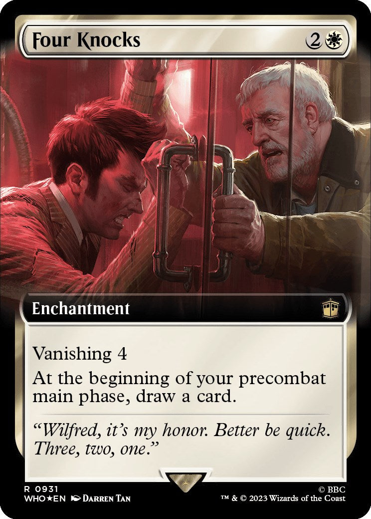 Four Knocks (Extended Art) (Surge Foil) [Doctor Who] | Gamer Loot